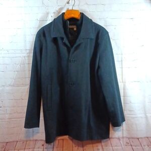 Kenneth Cole Gray  Wool Coat Button Down Jacket‎ L